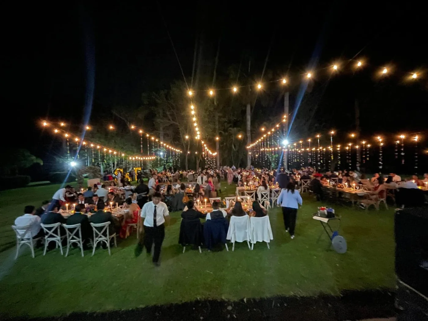 Jardín para eventos sociales
