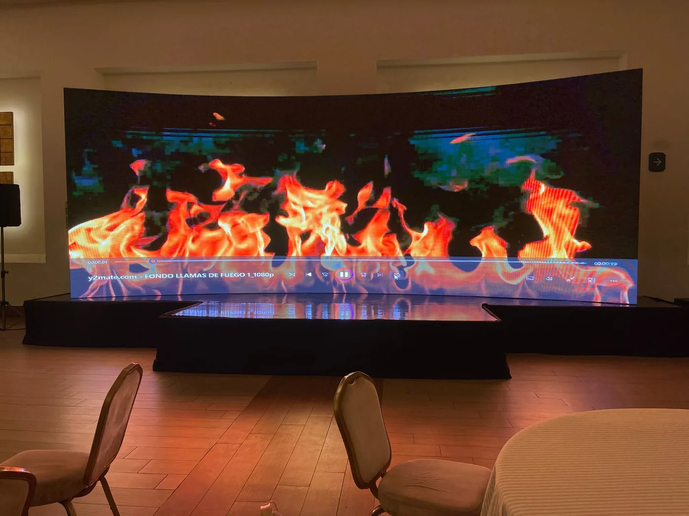 Pantalla LED para producción de eventos